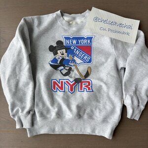 90s New York Rangers Mickey Sweatshirt NHL New York Rangers Fan Unisex Shirt tee